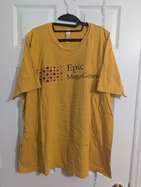 Mustard Yellow Epic MegaGames Logo Tee